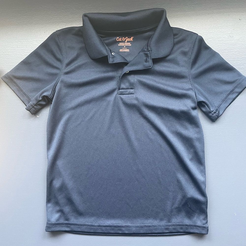 Like new car & Jack navy performance polo - boys small